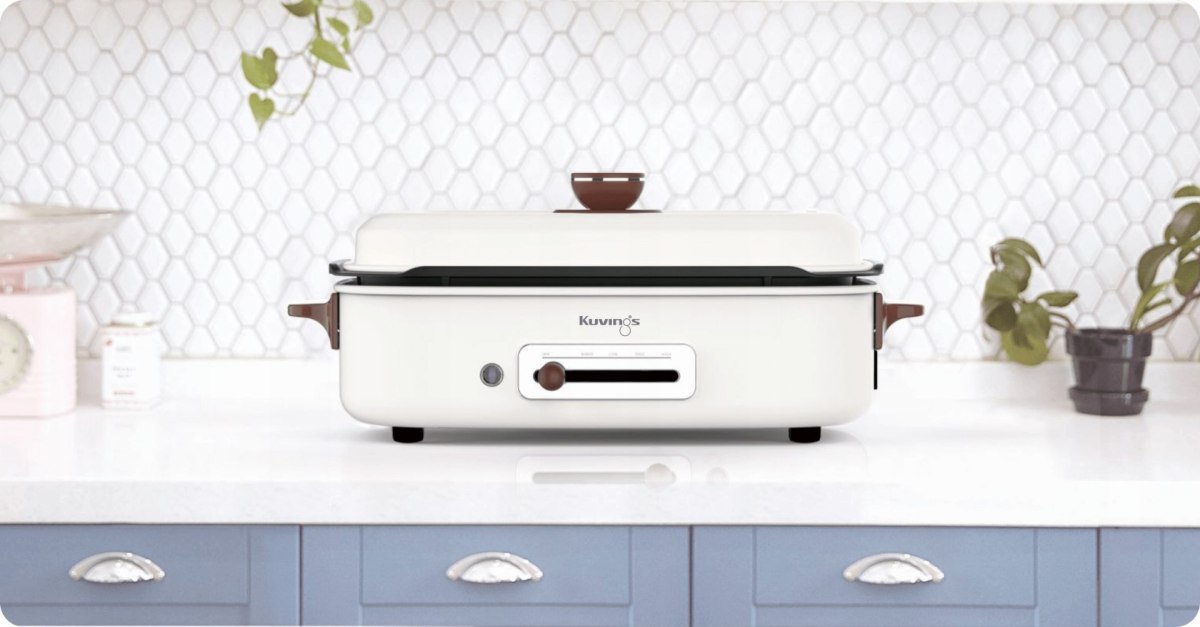 MULTIGRILL ELEKTRYCZNY KUVINGS + PŁYTA KARBOWANA MULTIGRILL ELEKTRYCZNY KUVINGS + PŁYTA KARBOWANA