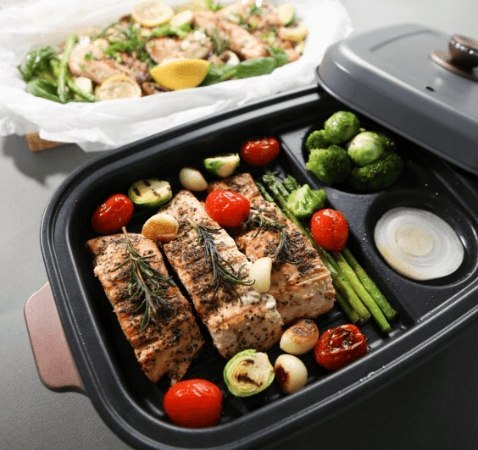 Multigrill elektryczny Kuvings Błękitny Multigrill elektryczny Kuvings Błękitny
