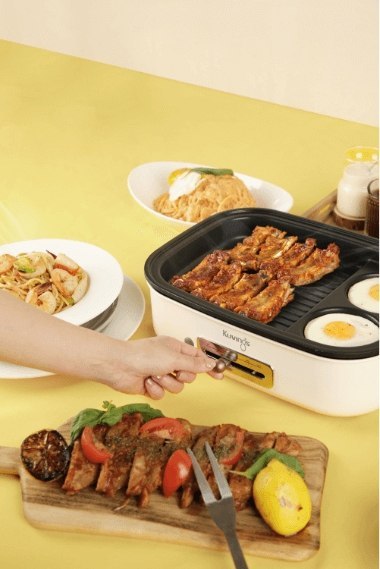 Multigrill elektryczny Kuvings Błękitny Multigrill elektryczny Kuvings Błękitny