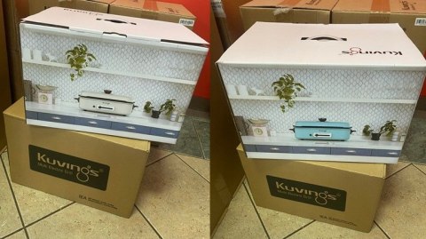 Multigrill elektryczny Kuvings Błękitny Multigrill elektryczny Kuvings Błękitny