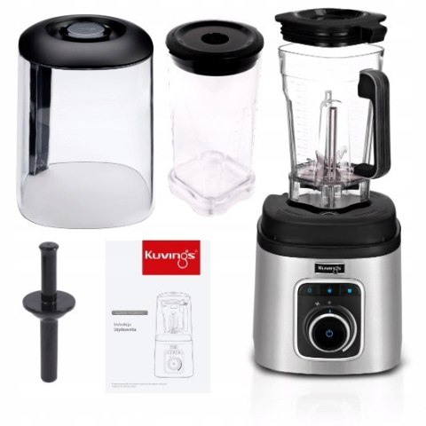 BLENDER PRÓŻNIOWY KUVINGS SV-500 SREBRNY BLENDER PRÓŻNIOWY KUVINGS SV-500 SREBRNY