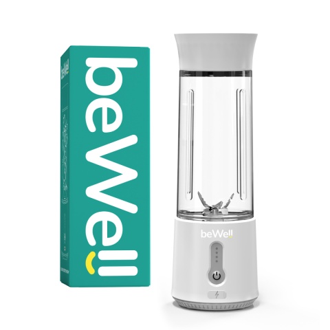 Blender kielichowy beWell bezprzewodowy biały 500ml Blender kielichowy beWell bezprzewodowy biały 500ml