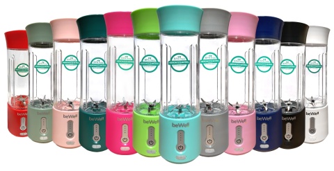 Blender kielichowy beWell Plus bezprzewodowy czerwony 500ml Blender kielichowy beWell Plus bezprzewodowy czerwony 500ml