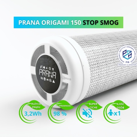 Rekuperator ścienny Prana Origami 150 Stop Smog