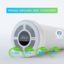 Rekuperator ścienny Prana Origami 200C STANDARD