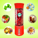 Blender kielichowy beWell Plus bezprzewodowy czerwony 500ml