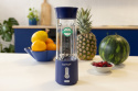 Blender kielichowy beWell Plus bezprzewodowy granatowy 500 ML