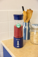 Blender kielichowy beWell Plus bezprzewodowy granatowy 500 ML