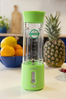 Blender kielichowy beWell Plus bezprzewodowy limonkowa zieleń 500 ML