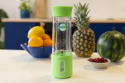 Blender kielichowy beWell Plus bezprzewodowy limonkowa zieleń 500 ML