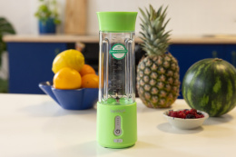 Blender kielichowy beWell Plus bezprzewodowy limonkowa zieleń 500 ML