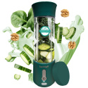 Blender kielichowy beWell Plus bezprzewodowy butelkowa zieleń 500ml