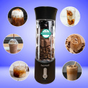 Blender kielichowy beWell Plus bezprzewodowy butelkowa zieleń 500ml