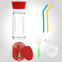 Blender kielichowy beWell Plus bezprzewodowy czerwony 500ml