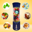 Blender kielichowy beWell Plus bezprzewodowy granatowy 500 ML