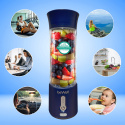 Blender kielichowy beWell Plus bezprzewodowy granatowy 500 ML