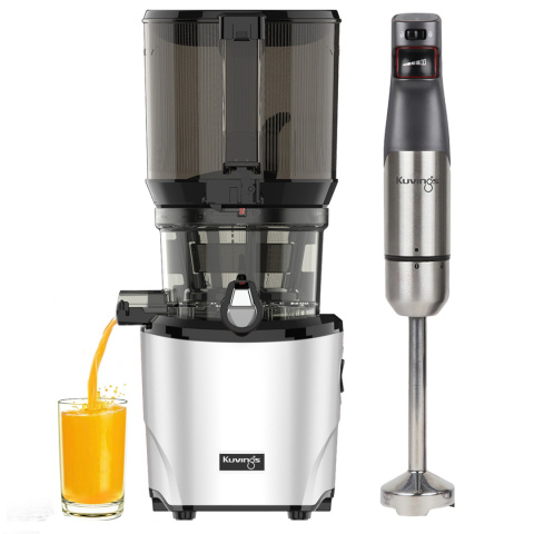 Wyciskarka Kuvings Auto10S wolnoobrotowa do soków srebrna PREZENT Blender Ręczny Kuvings Wyciskarka Kuvings Auto10S wolnoobrotowa do soków srebrna PREZENT Blender Ręczny Kuvings