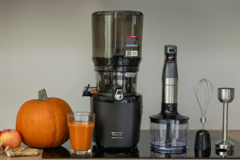 Wyciskarka Kuvings Auto10S wolnoobrotowa do soków srebrna PREZENT Blender Ręczny Kuvings Wyciskarka Kuvings Auto10S wolnoobrotowa do soków srebrna PREZENT Blender Ręczny Kuvings