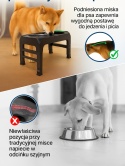MISKA DLA PSA 2w1 NA STOJAKU PODWÓJNA SPOWALNIAJĄCA NIECHLAPIĄCA REGULOWANA