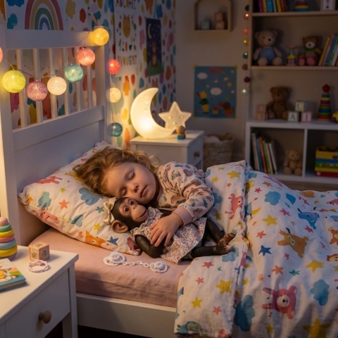 Małpka Lola pachnąca wanilią z pieluszką Asi 0607450