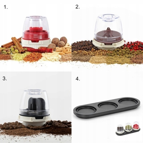 Młynek elektryczny do przypraw FINAMILL Zielony