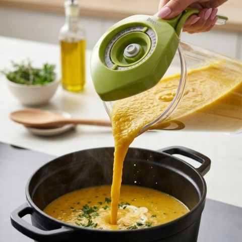 Pojemnik Próżniowy Dzbanek 1L z Pompką na Żywność Sok Zupy Mleko beWell