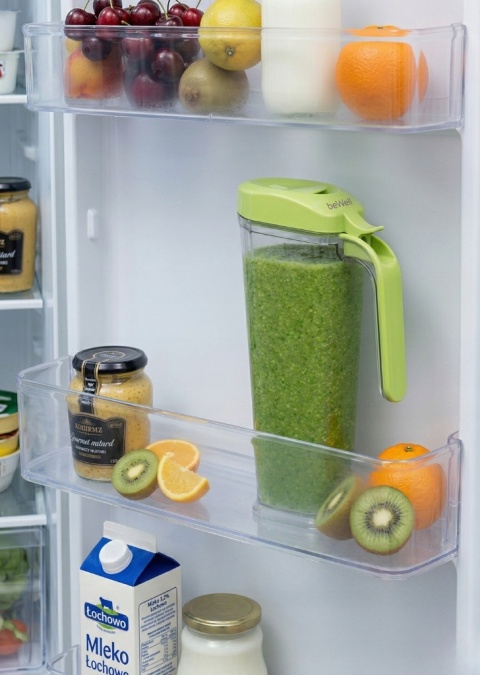 Pojemnik Próżniowy Dzbanek 1L z Pompką na Żywność Sok Zupy Mleko beWell