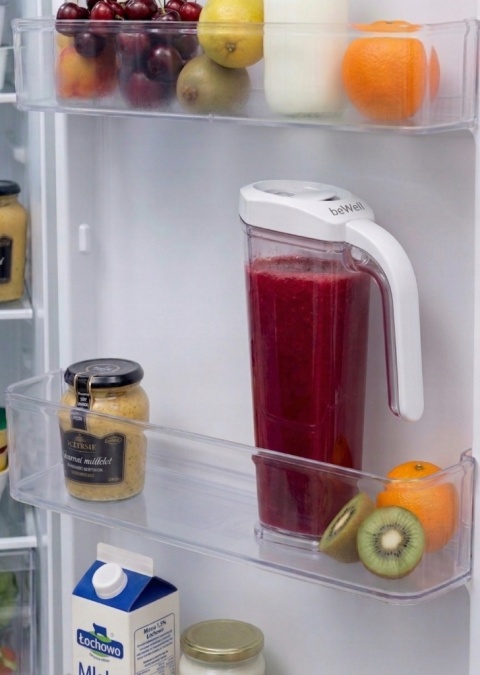 Pojemnik Próżniowy Dzbanek 1L z Pompką na Żywność Sok Zupy Mleko beWell