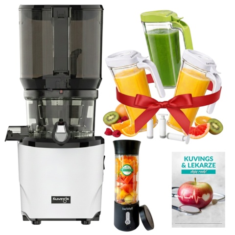Wyciskarka Kuvings Auto10S wolnoobrotowa do soków biała