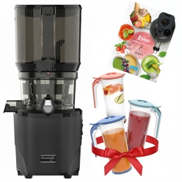 Wyciskarka Kuvings Auto10S wolnoobrotowa do soków czarna PREZENT zestaw próżniowy Vita-My