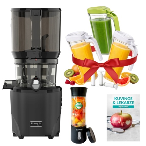Wyciskarka Kuvings Auto10S wolnoobrotowa do soków czarna