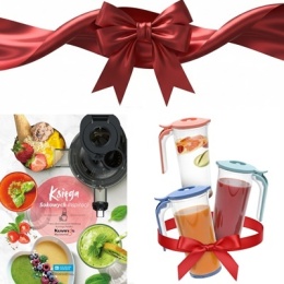 Wyciskarka Kuvings Auto10S wolnoobrotowa do soków czerwona PREZENT zestaw próżnowy Vita-My