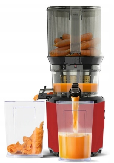 Wyciskarka Kuvings Auto10S wolnoobrotowa do soków czerwona